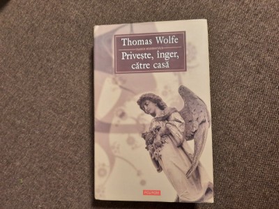 Priveste, inger, catre casa, Thomas Wolfe, Polirom 2008 CARTONATA foto