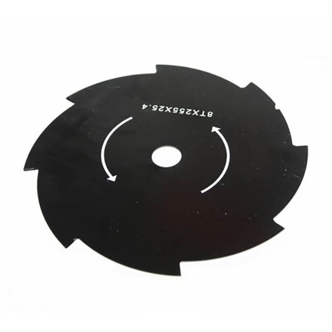 Disc circular pentru motocoasa/trimmer, Micul Fermier, 255x25.4 mm, 8 dinti
