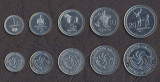 GEORGIA SET DE MONEDE 1, 2, 5, 10, 20 Thetri 1993 UNC, Asia