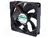 Ventilator 120x120x25mm, 12V DC, volum aer 158.1m3/h, lagar Vapo, SUNON - MEC0251V2-000U-A99