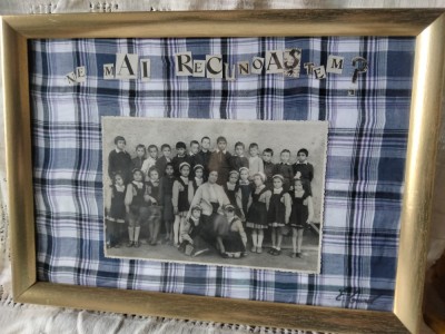 Nostalgia REMEMBER, colaj format A4 semnat foto