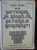 Dictionar al numelor de familie romanesti Iorgu Iordan