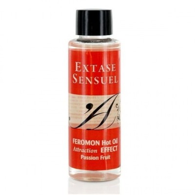 EXTASE SENSUAL - HEAT EFFECT MASSAGE OIL WITH PASSION FRUIT PHEROMONES 100 ML foto