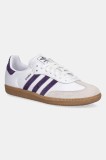 adidas Originals sneakers din piele Samba OG culoarea alb, JS1392