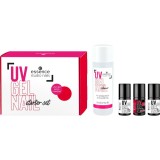 Essence studio nails UV GEL NAIL set de lacuri de unghii cu utilizarea lămpii UV/LED 4 buc