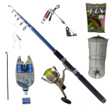 Cumpara ieftin Set lanseta telescopica Fishing 3 m, mulineta LC 140 , nada si accesorii, Cool Angel