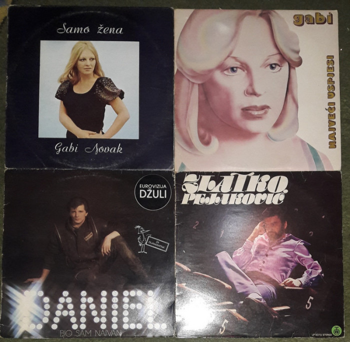 Vinil muzica sarbeasca usoara si populara Gabi Novak,Zlatko Pejaković