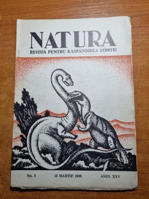 natura 15 martie 1936-gazeta de matematica la 40 de ani,turing clubul romaniei foto