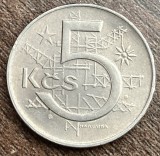 C50 - Moneda foarte veche - Cehoslovacia - 5 kororane - 1969