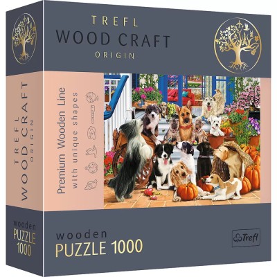 Puzzle Trefl Din Lemn 1000 Piese Echipa De Catei foto