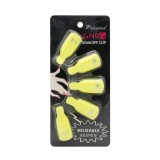 Clipsuri pentru indepartarea ojei semipermanente set 5 buc - Yellow