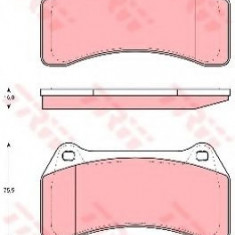 Set placute frana,frana disc JAGUAR S-TYPE (CCX) (1999 - 2009) TRW GDB1512