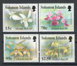 Solomon Islands 1992 Mi 803/06 MNH, nestampilat - Orhidee, Flora