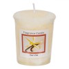 Lum&acirc;nare Parafină, Votive, Aromă Vanilie, Culoare Ecru, Diametru 4.5 cm, &Icirc;nălțime 5 cm, Oem