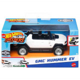 HOT WHEELS MASINUTA METALICA CU SISTEM PULL BACK GMC HUMMER EV SCARA 1:43 SuperHeroes ToysZone, Mattel