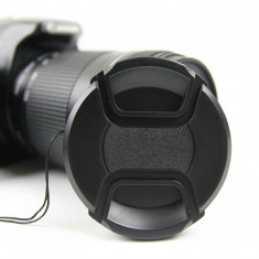 Capac obiectiv foto DSRL (fata) de 52 mm pentru Canon, Nikon, Sony, Pentax,... foto