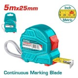 TOTAL - RULETA 5M X 25MM - 2 FUNCTII PowerTool TopQuality