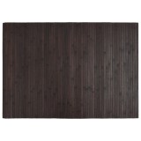 Cumpara ieftin Covor dreptunghiular, maro inchis, 70x100 cm, bambus