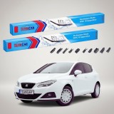 Cumpara ieftin Ștergătoare Seat Ibiza 6J5 2008-2011 | Set Față Flat &ndash; TeamCar&reg;
