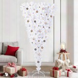 Cumpara ieftin Brad de Craciun artificial cu 300 LED Alb 210 cm PVC si Otel