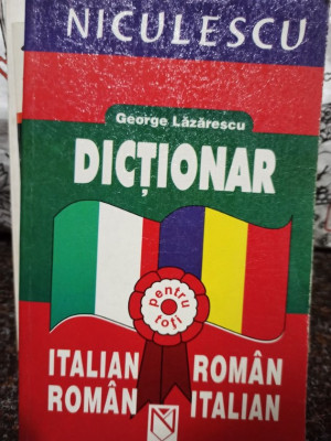 George Lazarescu - Dictionar italian - roman, roman - italian (2005) foto