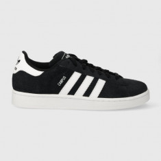 adidas Originals sneakers din piele întoarsă Campus 2 culoarea negru, ID9844