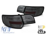 Kit de stopuri LED de tuning potrivit pentru Audi A3 8P sportback 2003-2008 baza complet fumurie, stanga si dreapta Performance AutoTuning