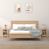 vidaXL Noptiere, 2 buc., 40x35x55 cm, lemn masiv de pin 820957