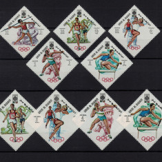 UMM AL QIWAIN 1968 - Jocurile olimpice de vara, Mexic /serie completa