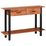 Masă de consolă Maro 110 x 30 x 75 cm lemn masiv de acacia