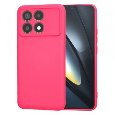 Husa pentru Xiaomi Poco F6 Pro, Techsuit, SoftFlex, Roz Inchis foto