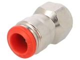 Racord Push-In Alamă Nichelată 1/8"