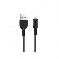 Cablu Date si Incarcare USB la Lightning HOCO X20, 3 m, Negru