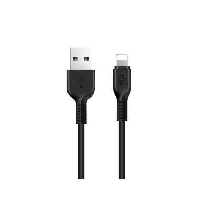 Cablu Date si Incarcare USB la Lightning HOCO Flash X20, 1 m, Negru foto