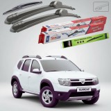 Cumpara ieftin Ștergătoare Dacia Duster I SUV 2011-2014 | Set Față și Spate Flat &ndash; TeamCar&reg;