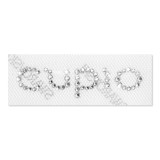 Logo Cupio din Swarovski cu lipire la cald