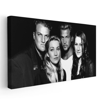 Tablou afis Ace of Base trupa muzica 2381 Tablou canvas pe panza CU RAMA 30x60 cm foto