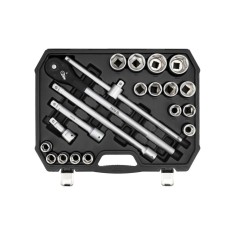 Trusă tubulare 3/4&#039;&#039; 21 piese Yato YT-13351
