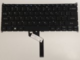 Tastatura Laptop, Acer, TravelMate P6 P614-51T-G2, P614-51TG, P614-51TG-G2, N18P6, iluminata, neagra, layout US