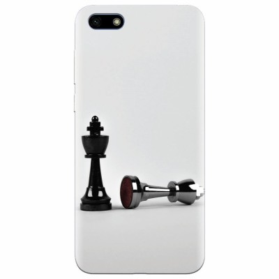 Husa silicon pentru Huawei Y5 Prime 2018, Chess foto