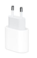 Incarcator retea 220V Apple, USB Type C, 20W, fast charge, alb, &quot;muvv3zm/a&quot; (timbru verde 0.18 lei)