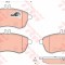 Set placute frana,frana disc MERCEDES E-CLASS (W211) (2002 - 2009) TRW GDB1736