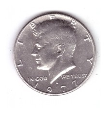 Moneda SUA 1/2 dollar/dolar 1977 D, stare buna, curata