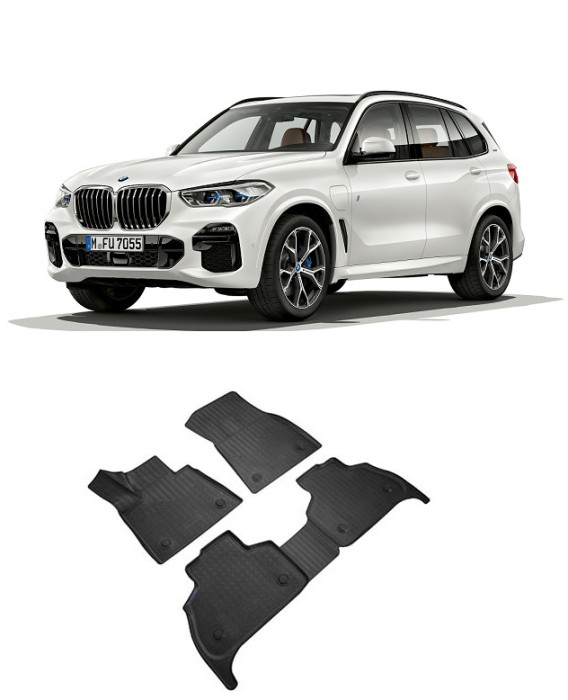 SET COVORASE AUTO CAUCIUC FIT BMW X5 (G05) 3D (2018-2020)