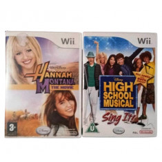 Joc Nintendo Wii Hannah Monana + High School Musical