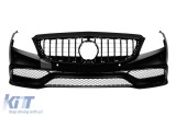 Bara frontala A Design potrivita pentru Mercedes CLS W218 2015-2018 cu grila GT crom/negru si elemente din lac negru Performance AutoTuning