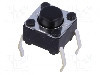 Microintrerupator, 6x6mm, OFF-(ON), SPST-NO, OMRON OCB - B3F-1020