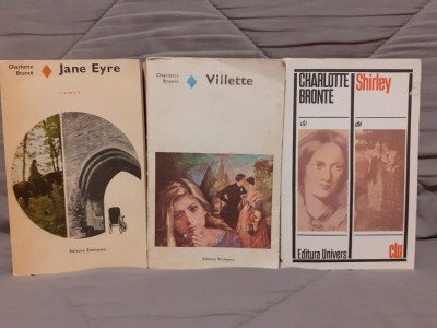 JANE EYRE/SHIRLEY/VILLETTE-CHARLOTTE BRONTE (3 VOL) foto