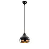 Cumpara ieftin Lustra cu o singura lumina PWL-0068, E27 negru-bronz, 17x112 cm