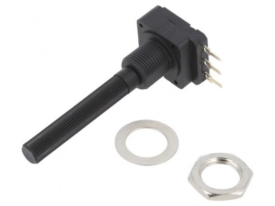Potentiometru 200k&amp;Omega; 200mW Axial THT 6mm Plastic Mono foto
